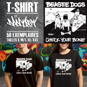 T-Shirt Beastie dogs - Danyboy - Noir