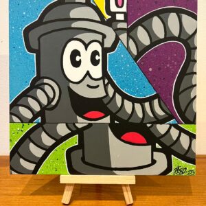 Le Pirsonnage décomposé 1 - Pi 80 - 20x20cm