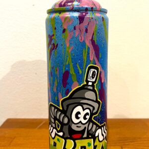 Spray Pirsonnage sur lettrage vert - Pi80