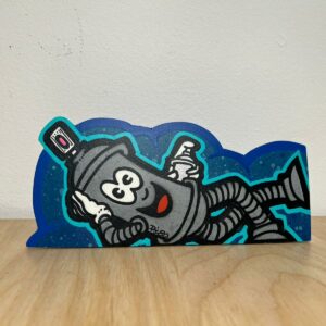 Pirsonnage posey fond bleu - Pi80